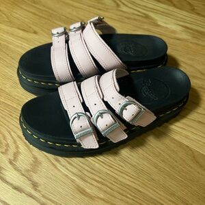 Dr. Martens pink sandals
